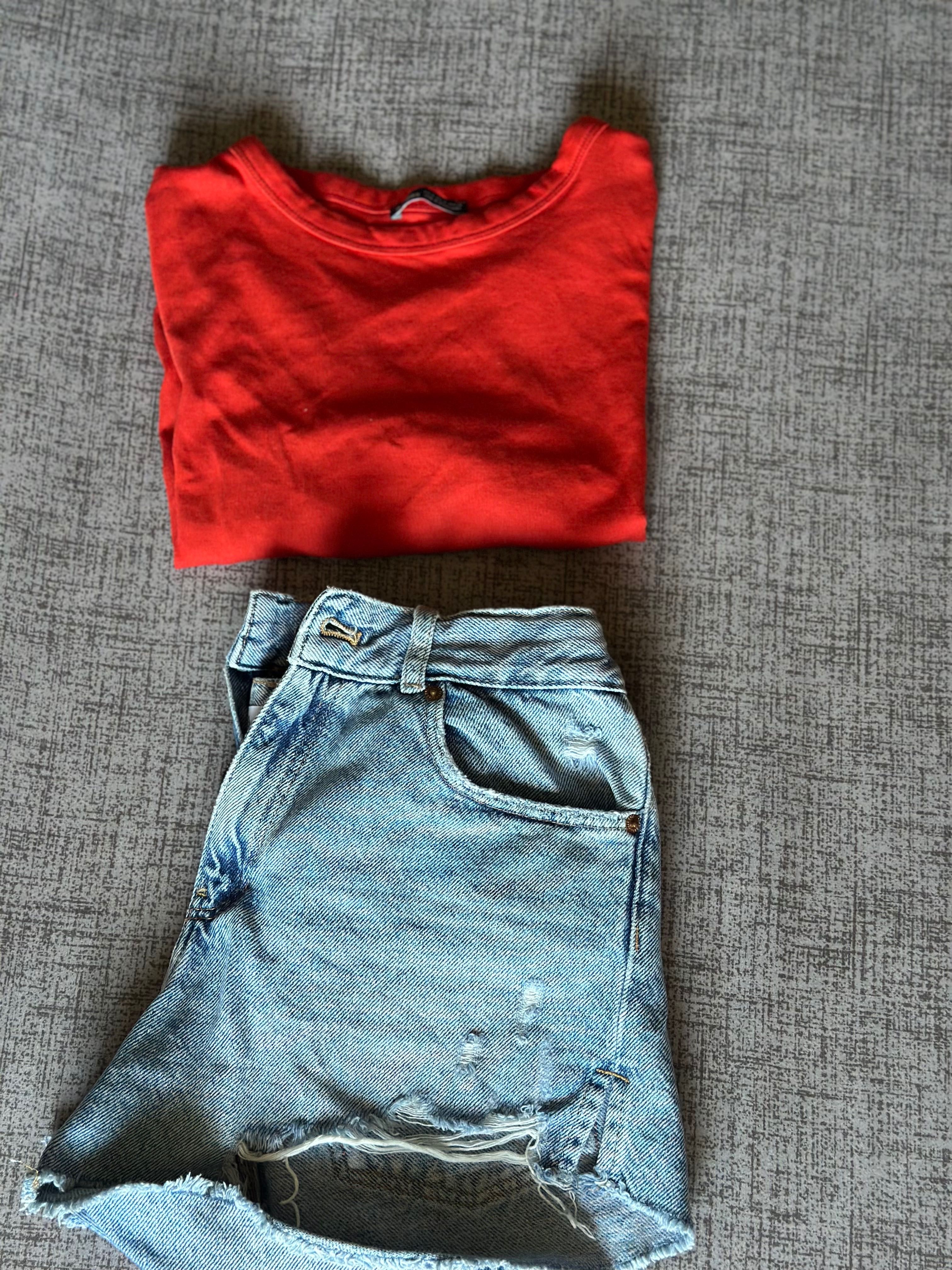 Къси Панталонки Zara размер 164 -25 лв и тениска на Zara М размер-10лв