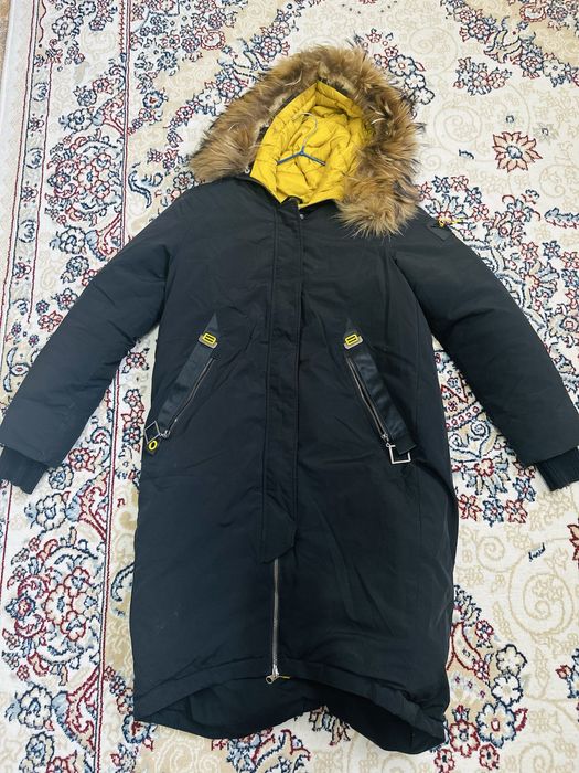 Зимняя длинная куртка