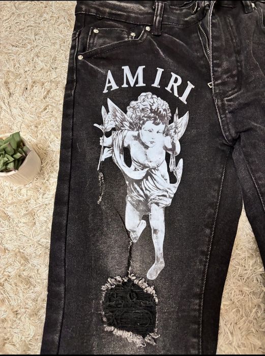 Blugi amiri x angel print