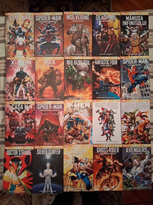 Colecție Marvel Must-Have Benzi Desenate – 20 volume