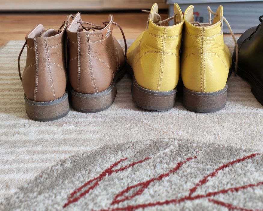 Дамски обувки /боти - кларкове естествена кажа 41номер