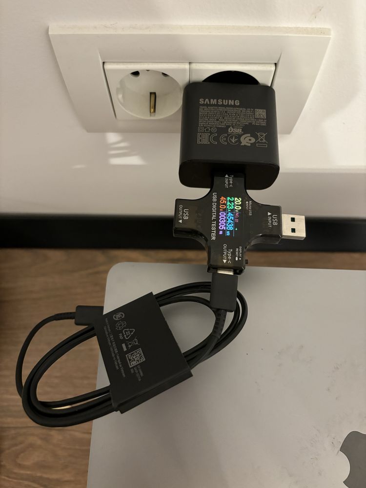 Incarcator Samsung conector USB-C Type C 45Wati Original NOU
