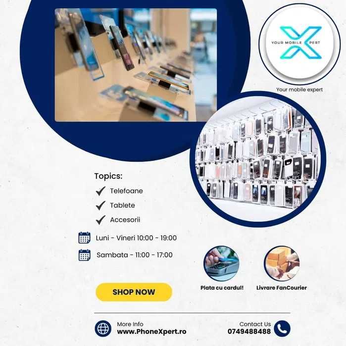 Samsung Galaxy A55 Memorie 256GB culoare Awesome Navy cu Garantie