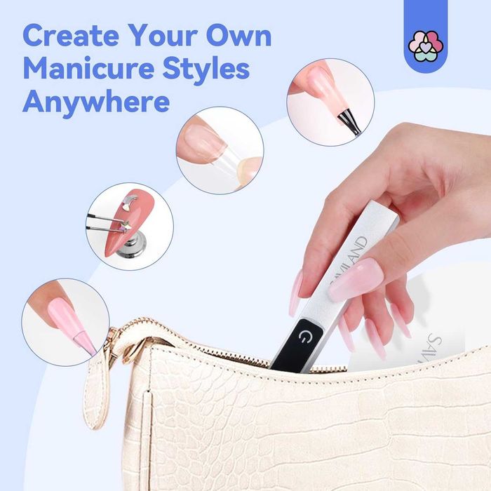 Saviland Мини UV лампа за нокти 12 W LED