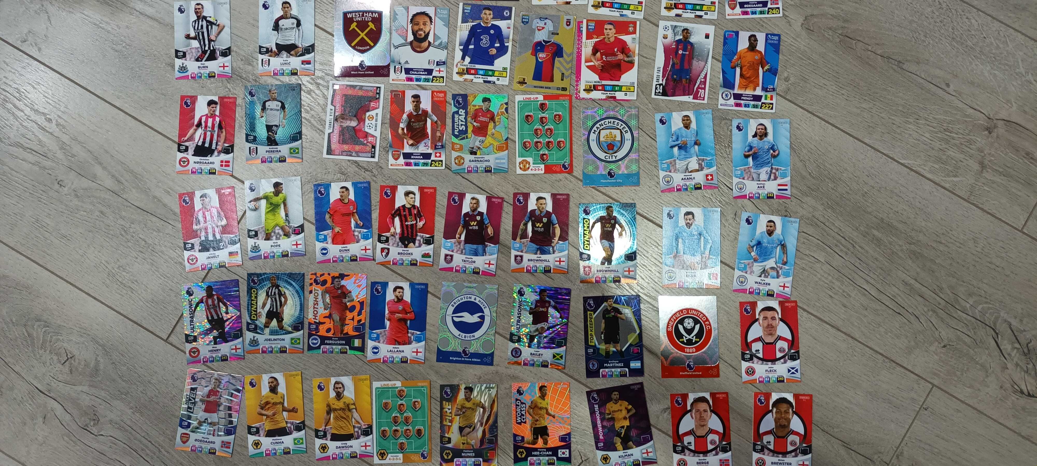 110 cartonse FIFA panini premier league NOU impecabil FIFA 365 TC