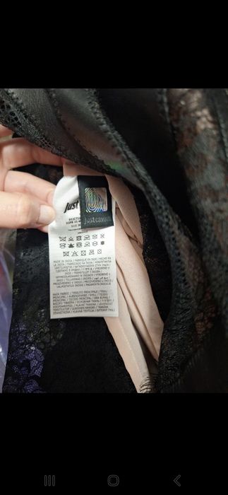 Rochie Just Cavalli din piele naturala de bovina