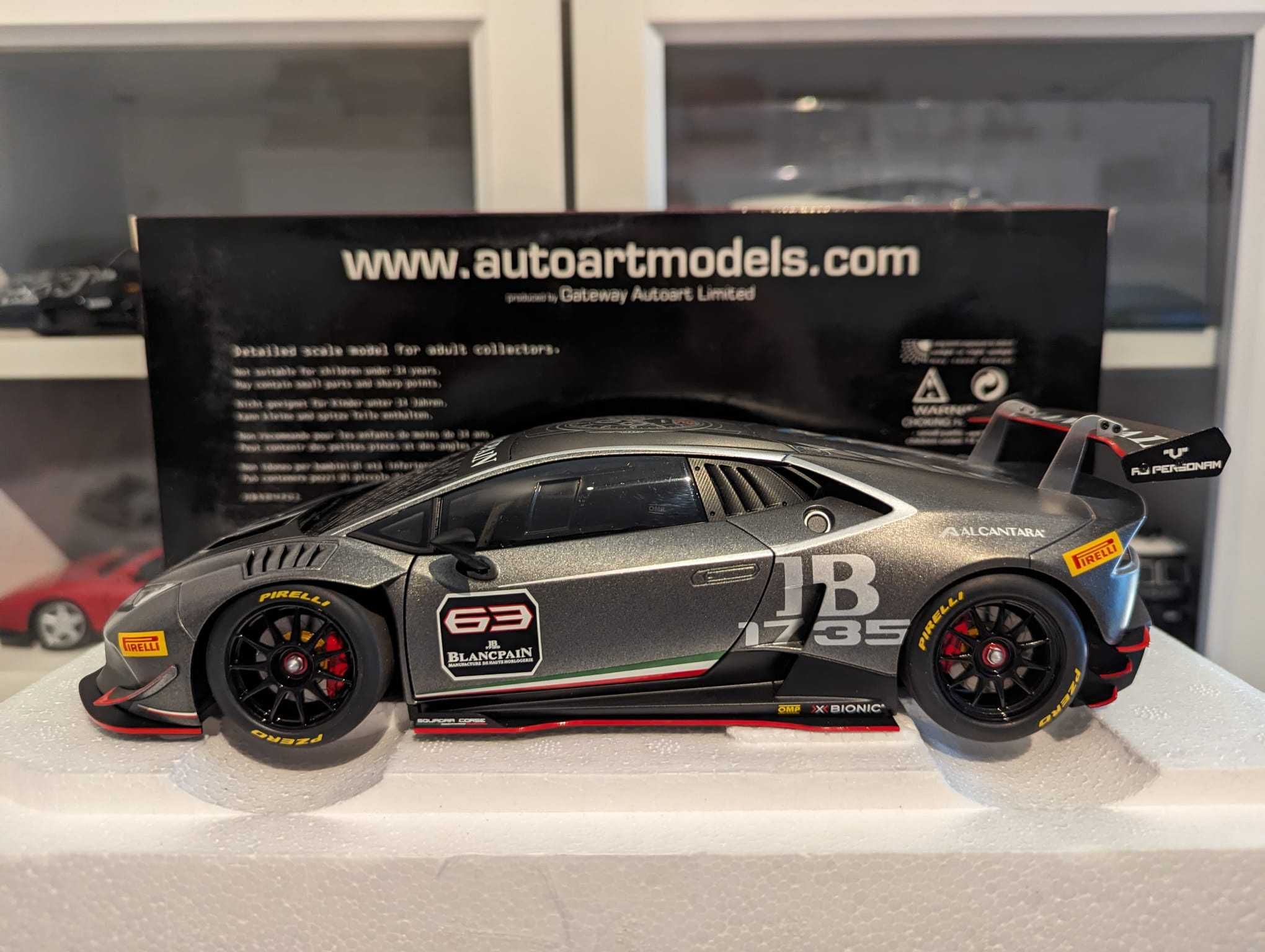 Macheta 1/18 Autoart Lamborghini Huracan LP620-2 Super Trofeo