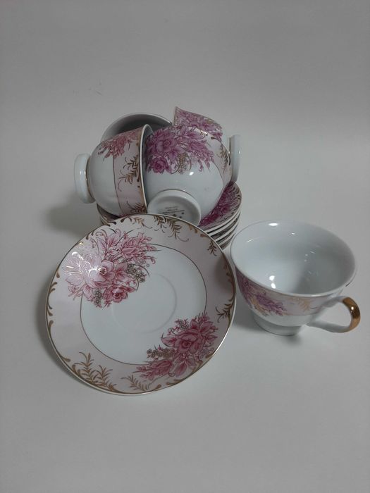 Японский чайный набор с позолотой