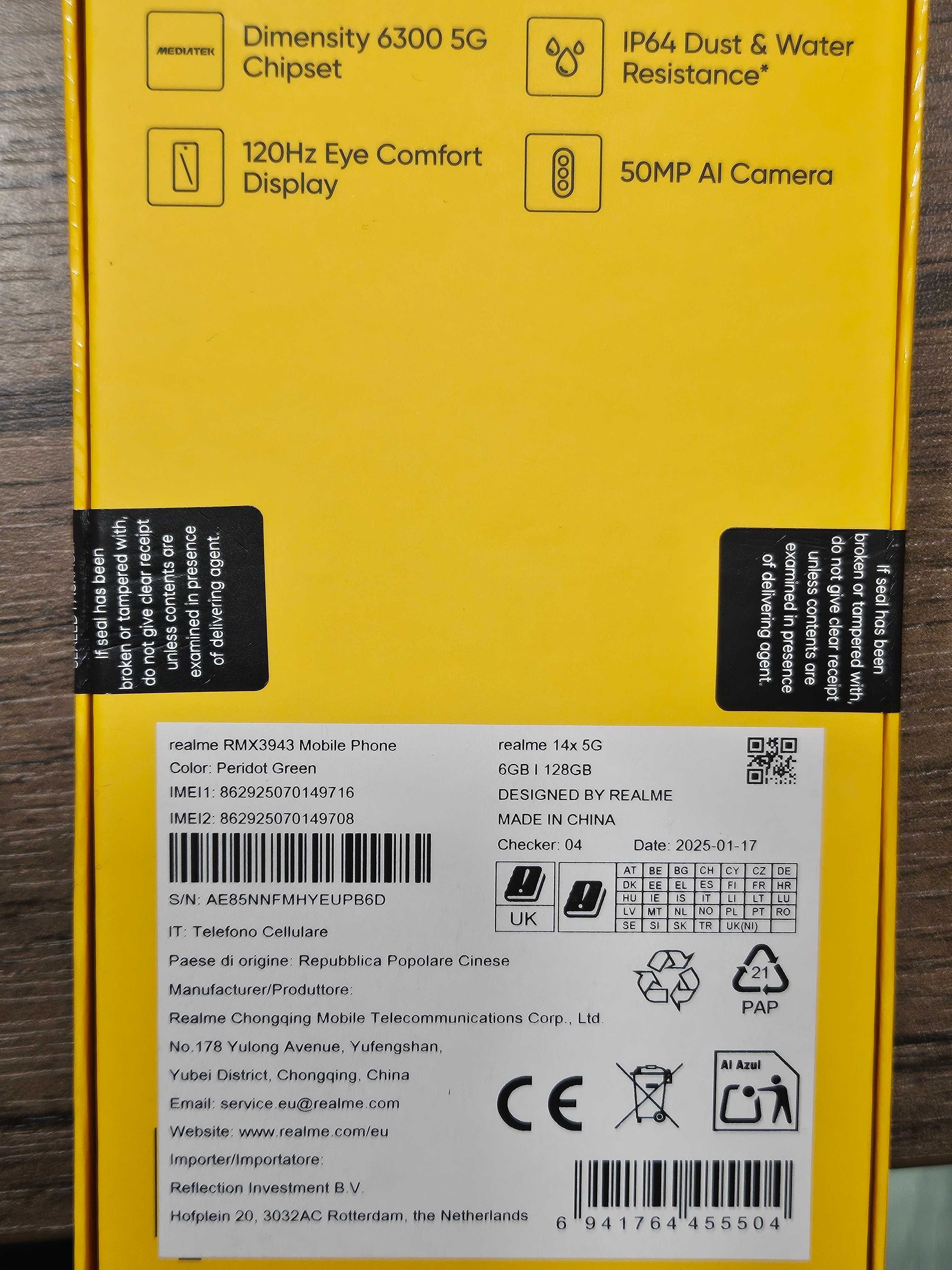 Нов GSM realme 14x