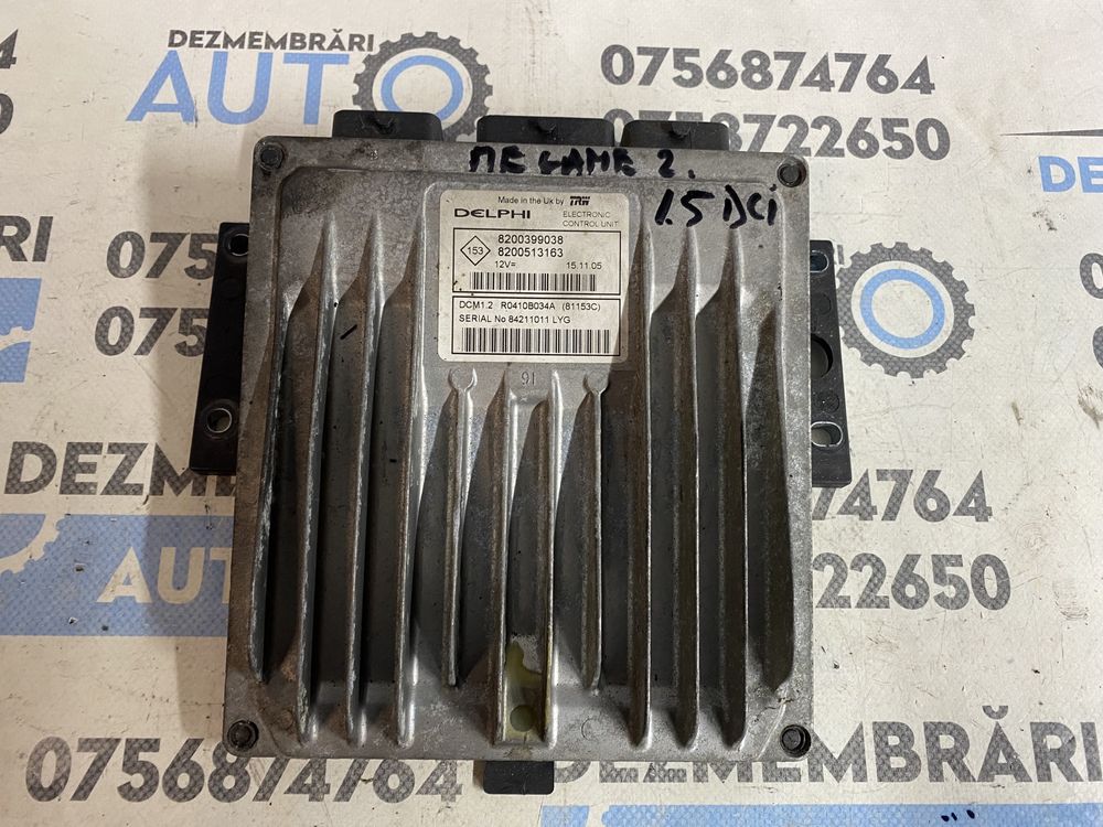 Calculator motor 1,5 dci renault megane 2