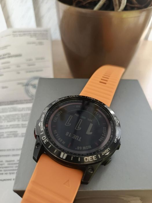 Garmin Fenix 7X Solar перфектен, гаранция