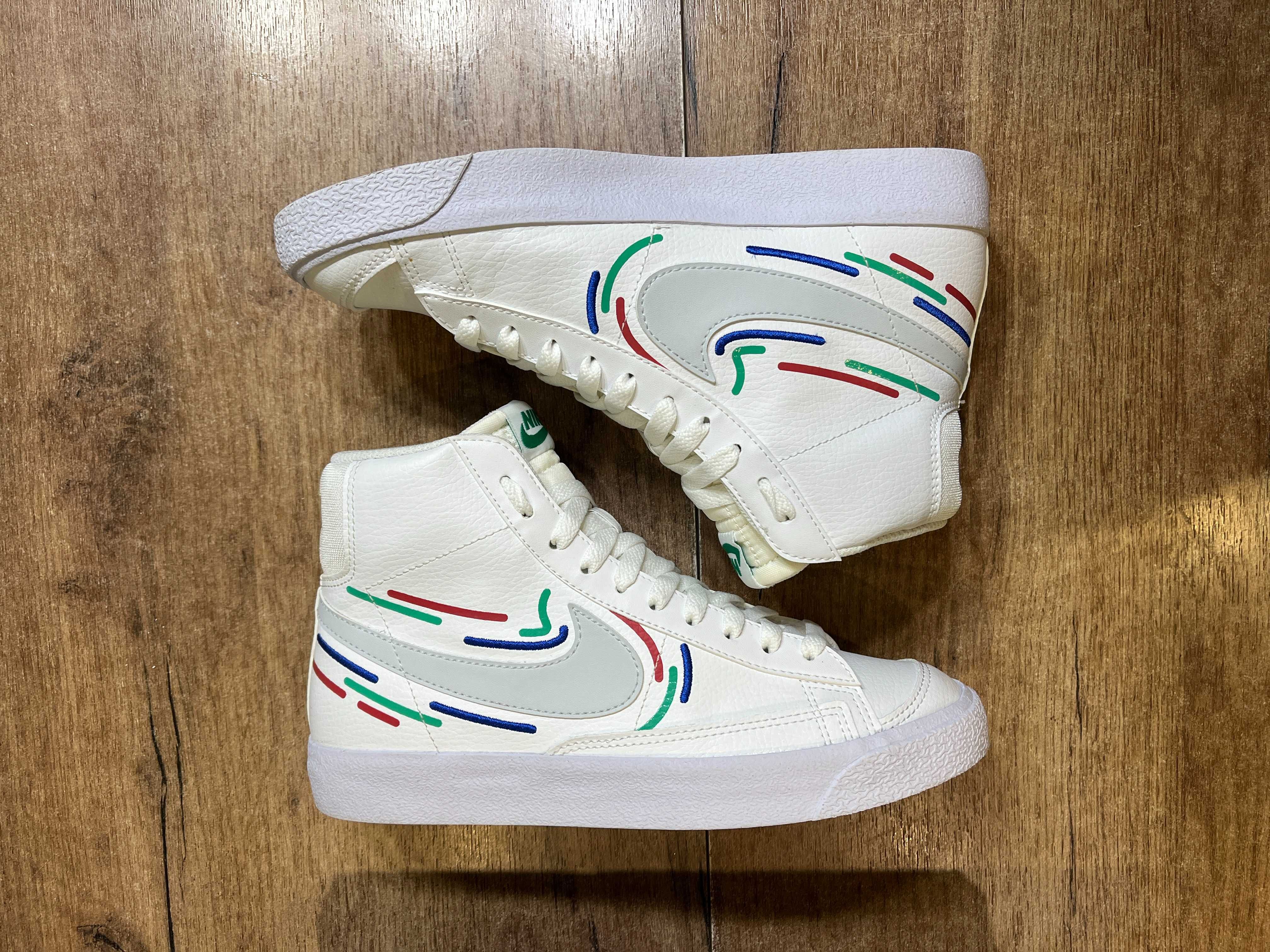 ОРИГИНАЛНИ *** Nike Blazer mid '77 'White Game Royal University Red'