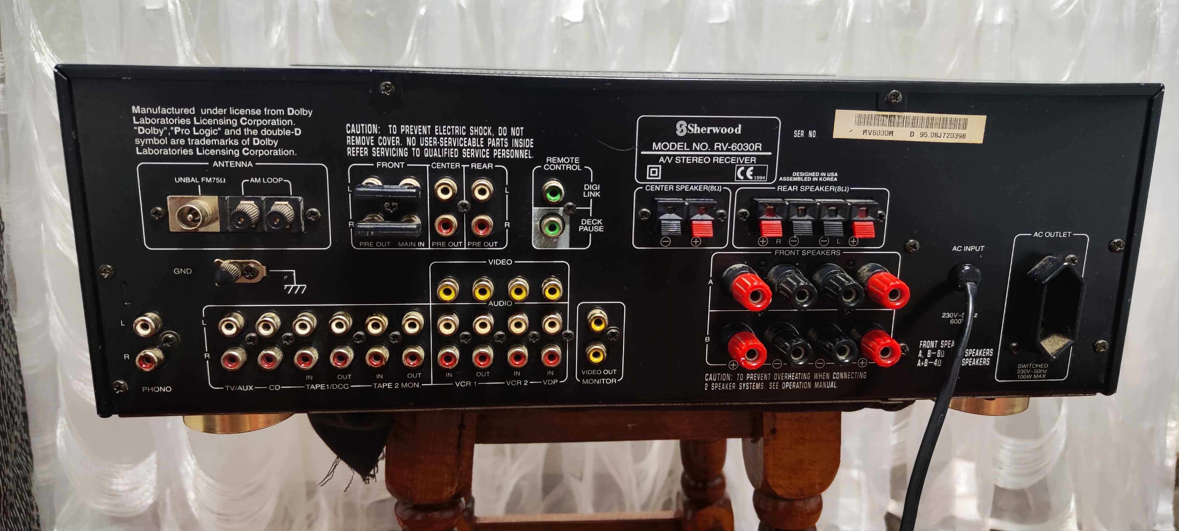 Amplificator Audio Sherwood RV-6030 R Statie Audio Amplituner Audio