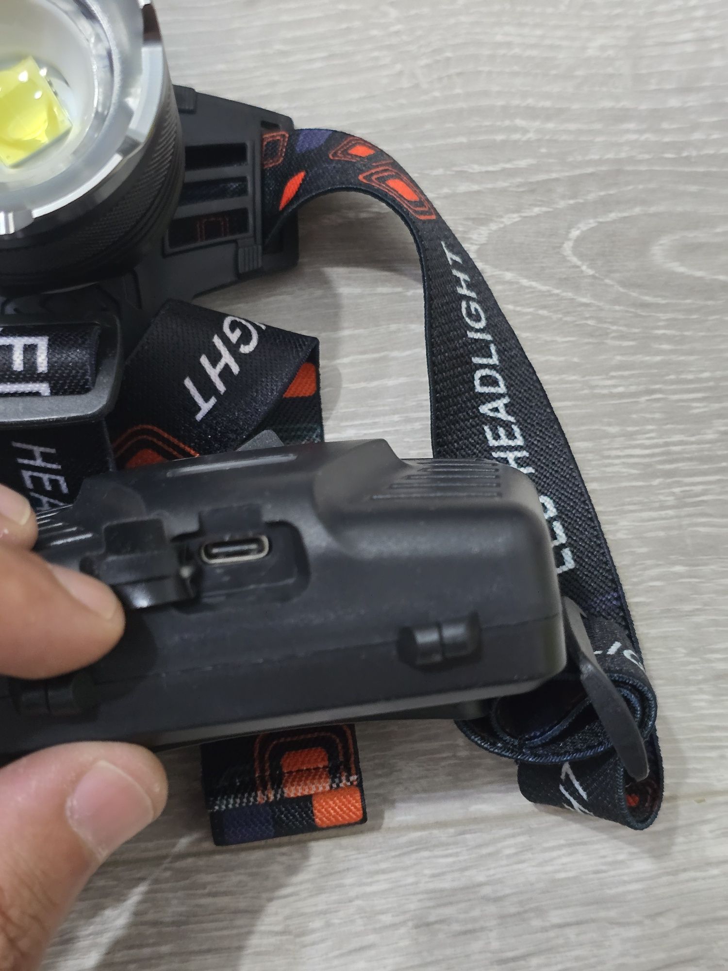 Lanternă frontală LED SIDARK, 120000 LUX, acumulator 9000mAh