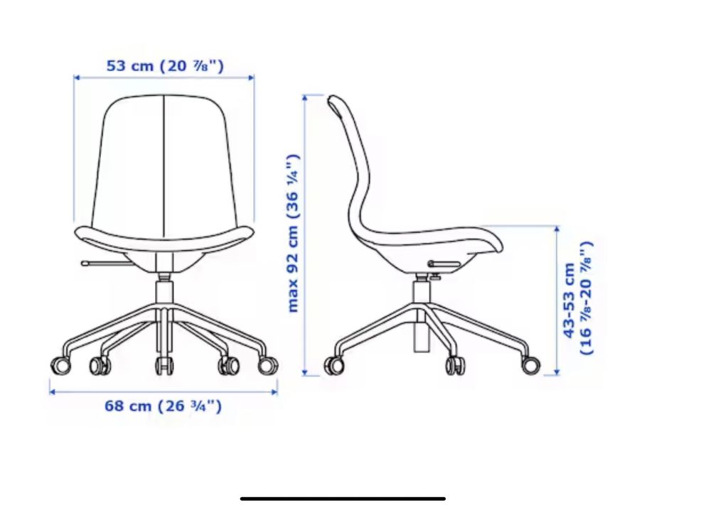 Scaun Birou, ergonomic cu roti