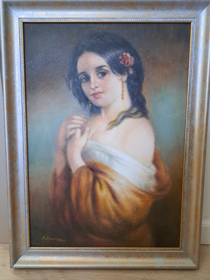 Pictura portret femeie