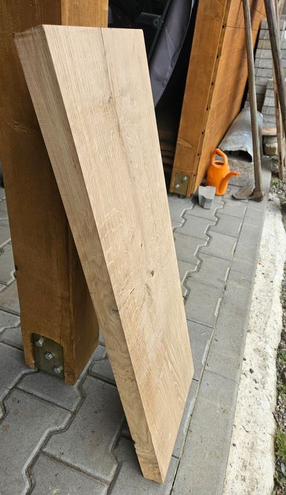 Blat / polita stejar rindeluit 78 x 28 x 4 cm