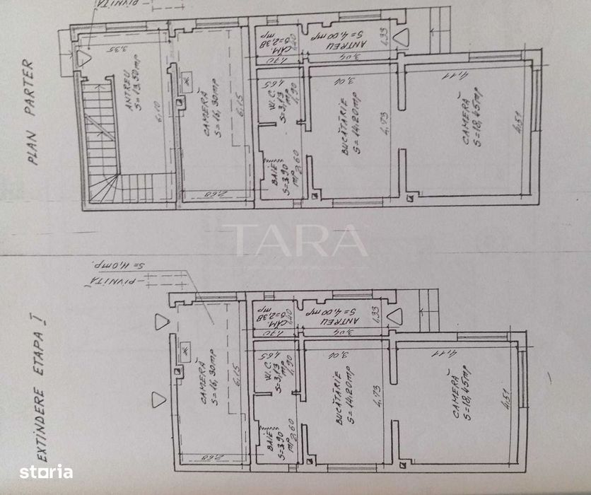 Casă cu două apartamente și teren generos în zona Iulius Mall.
