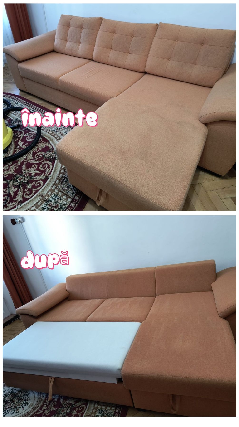 Curatare Tapițerii la domiciliu