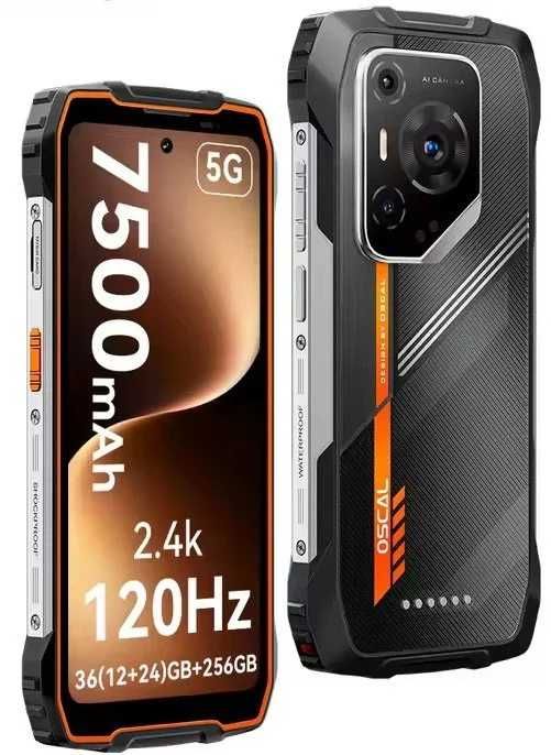 OSCAL Pilot 3 5G 36GB RAM 256GB ROM с IP68 защита