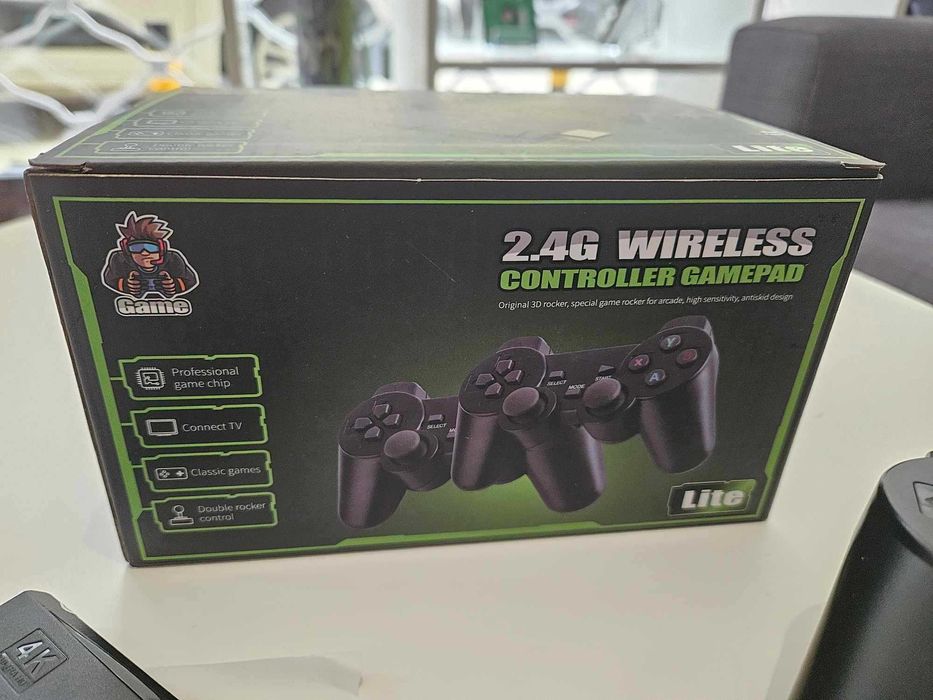 TV игра игри безжични джойстици, 10000 игри и HDMI/4К качество / 64GB