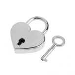 Lacat silver/gold inima! Lacat inima! Nunta! Valentine`s Day!