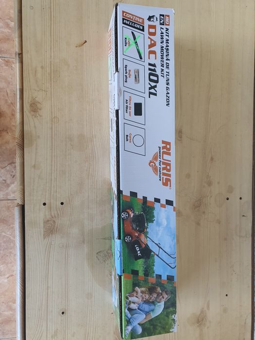 Kit mașină de tuns gazonul RURIS DAC110XL, FĂRĂ CUȚIT