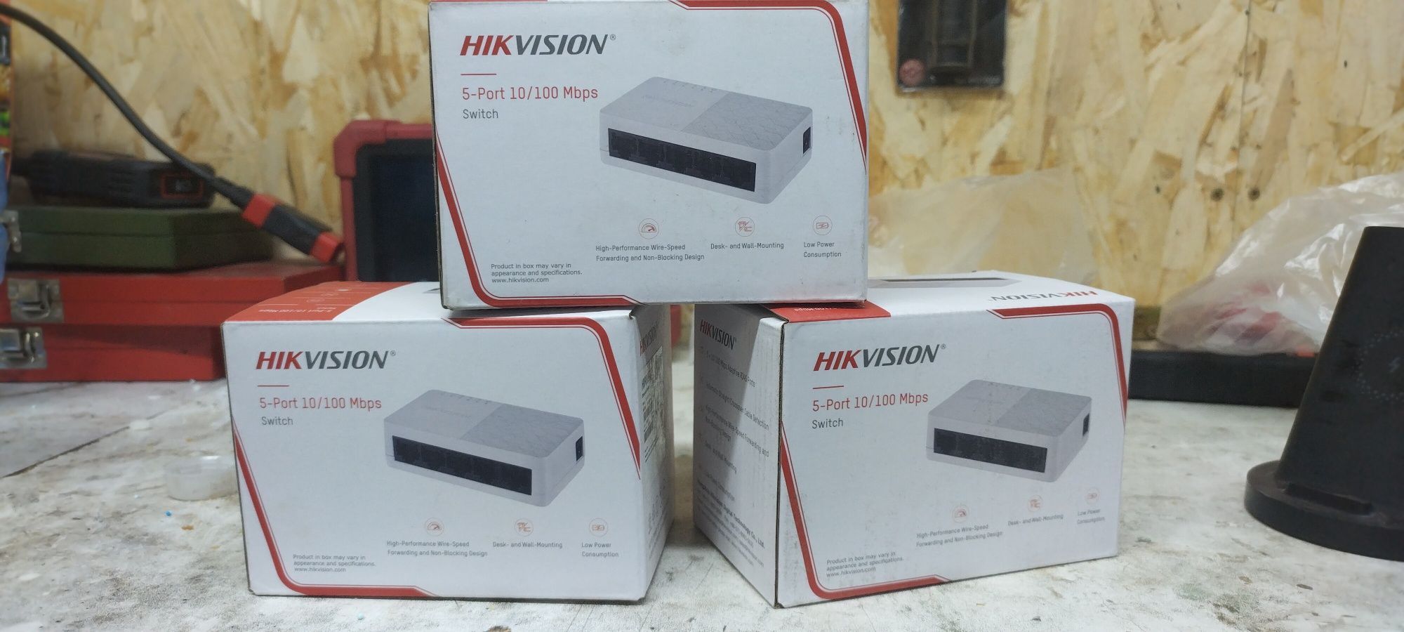 Продам маршрутизатор ,коммутатор Hikvision 5 port