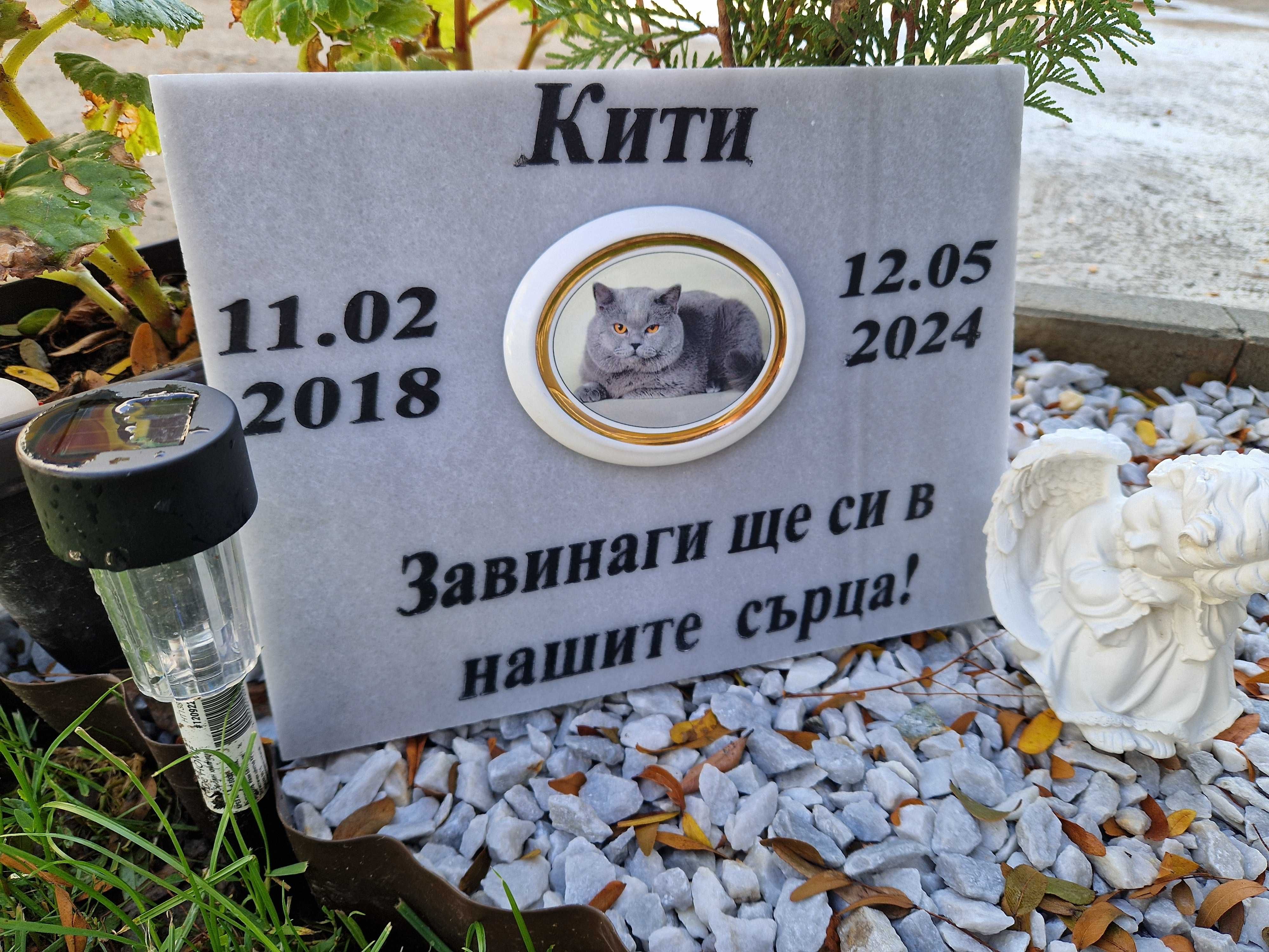 Надгробна плоча за домашен любимец