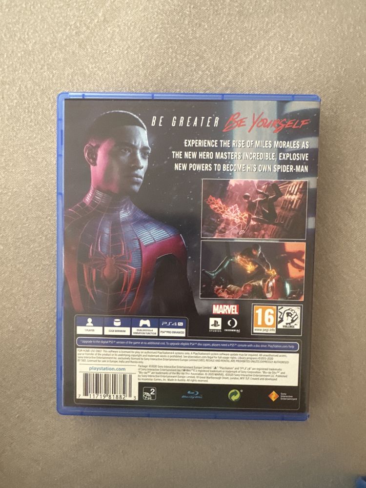 Продавам Spider-Man Miles Morales Edition