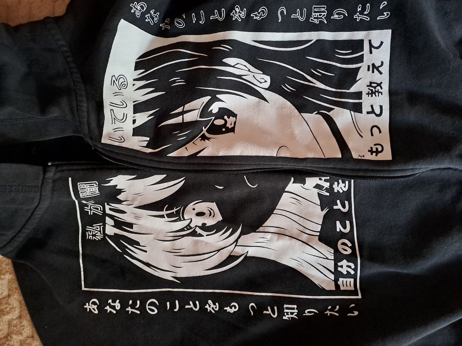 Hanorac negru fete oversized hanorac cu fermoar