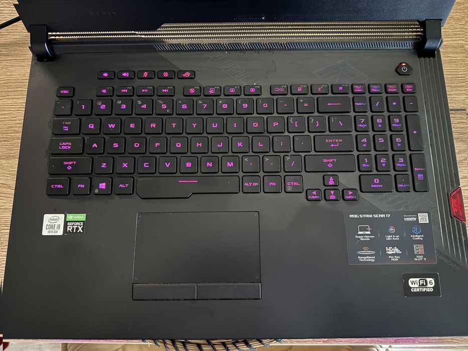 Laptop Gaming ASUS ROG Strix SCAR 17 G732LXS  Intel® Core™ i9-10980HK