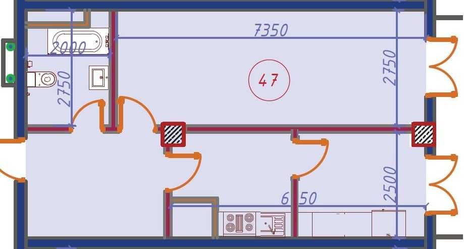 Уй сотилади.16 қаватли уйнинг 2 қаватида