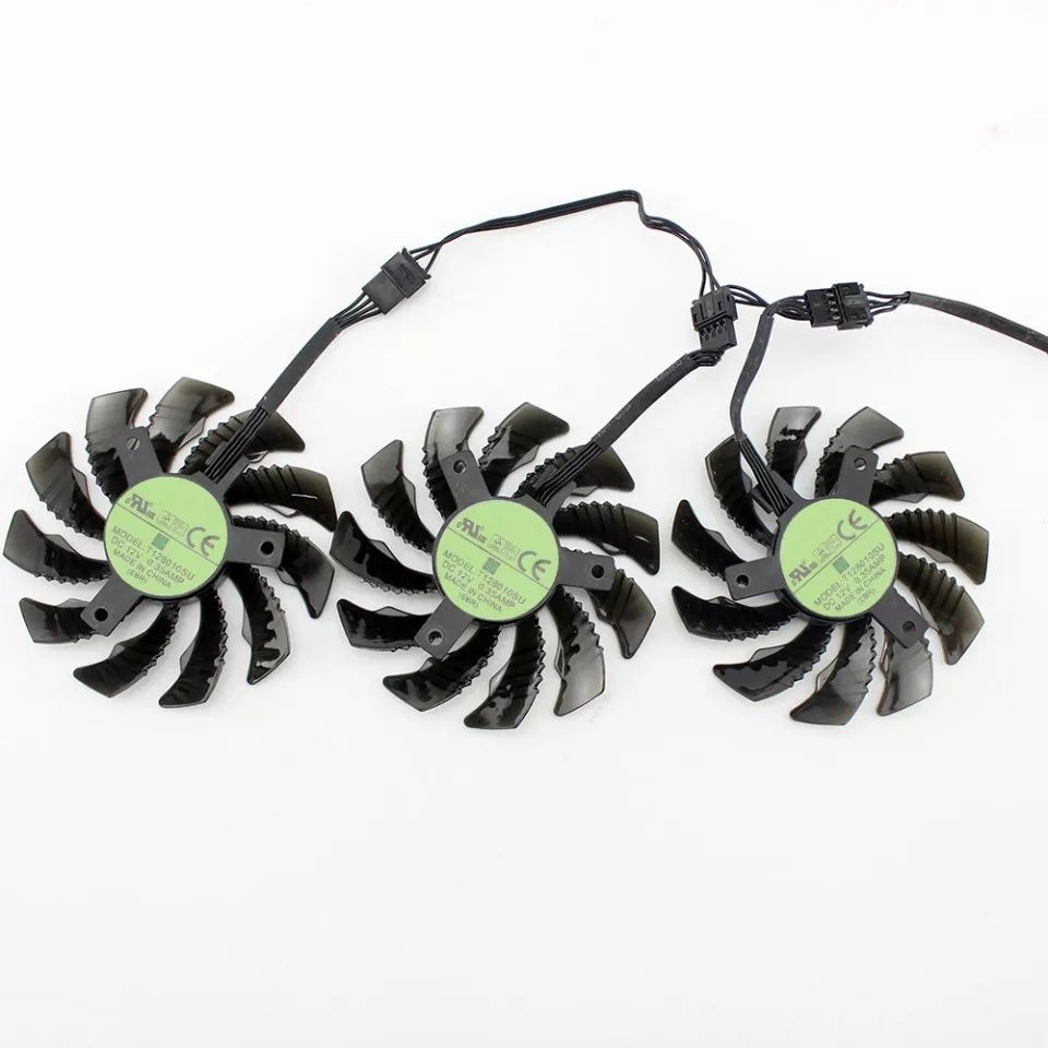 Set 3 ventilatoare Gigabyte GTX, T128010SU