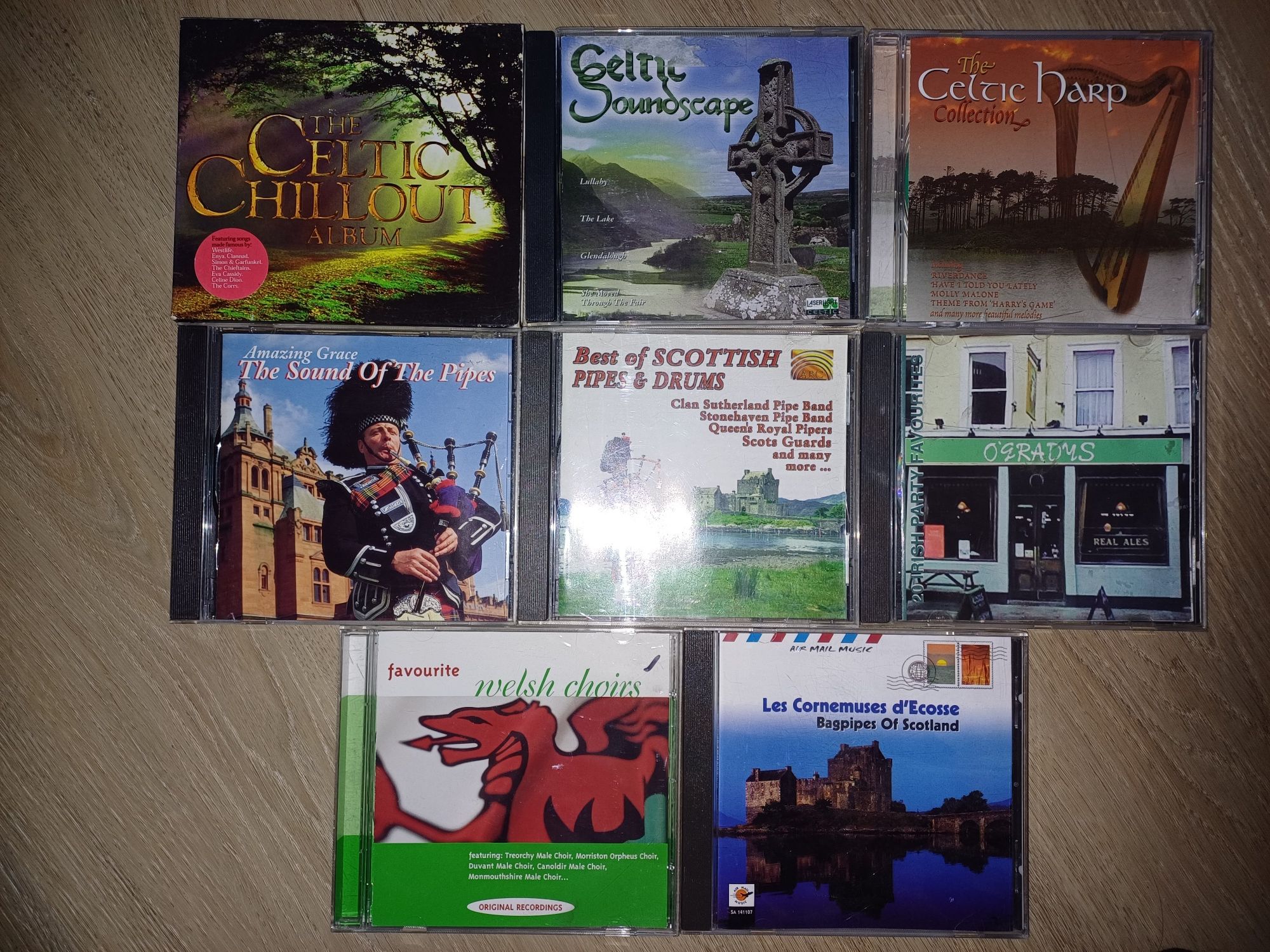 Cd-uri originale muzică celtica , irlandeză , scoțiană