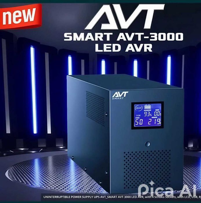ИБП - UPS AVT 3000 Z-LI со стабилизатором 3000 В. Есть доставка