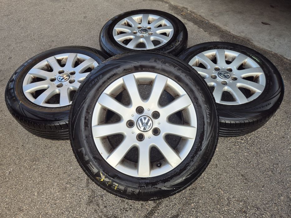 5х112/15 с гуми Фолксваген Ауди Шкода Сеат 5x112/15 VW Skoda Audi Seat