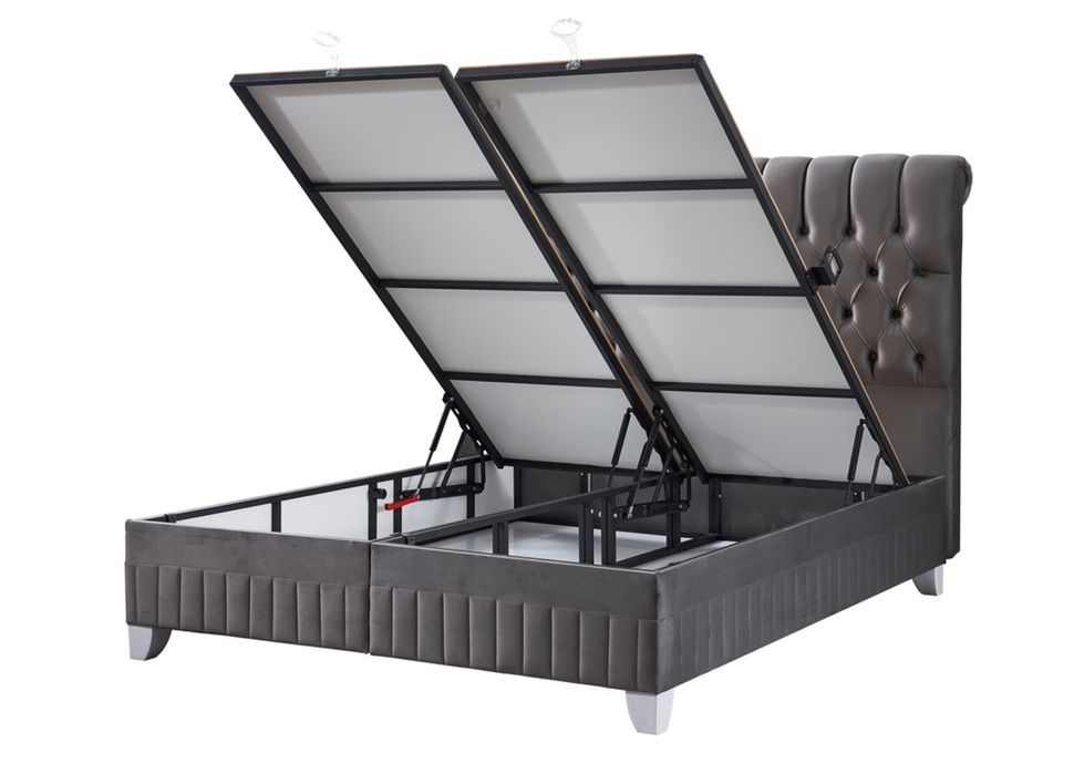 Тапицирано легло Lexus Сиво