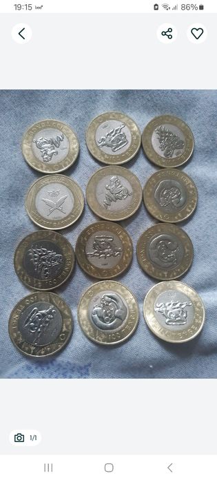Продам коллекционные монеты 100₸ 12 штук разные. Цена окончательны