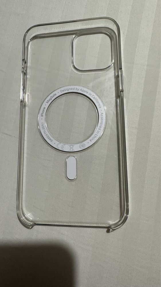Husa iphone 12 pro max originala transparenta mag safe