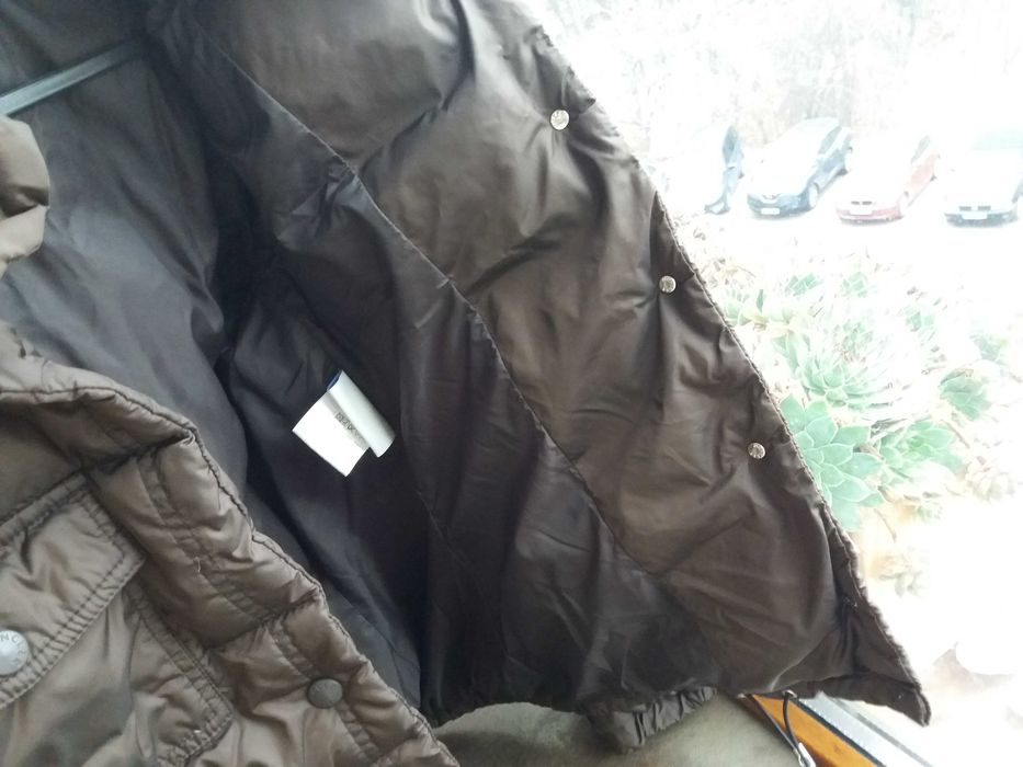 за 10 год.зимно пухено детско яке,шуба,гъши пух Moncler