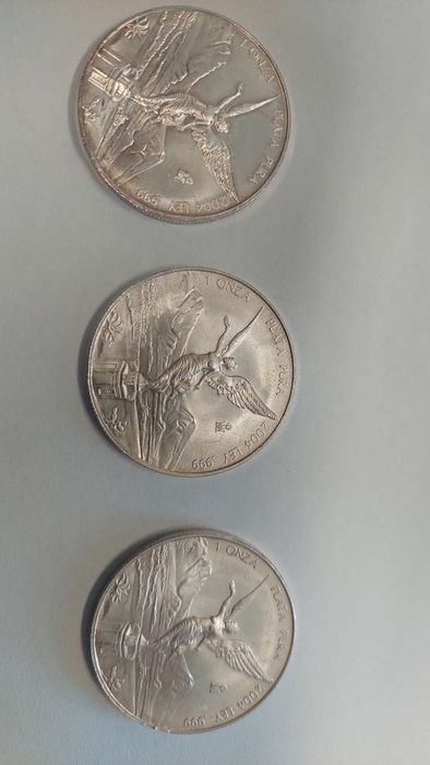 Сребърна Монета Onza Plata Pura 2004 грамаж 31.19 гр. чистота 999