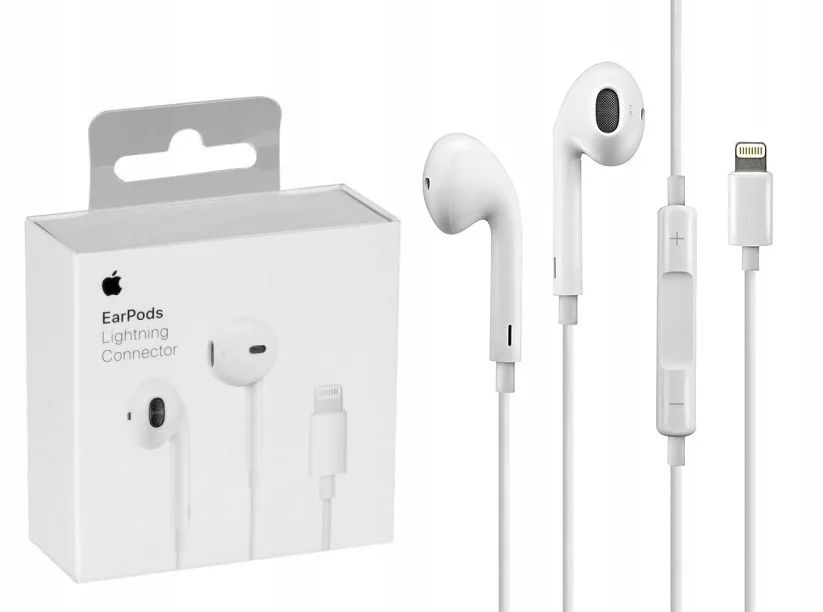 Apple EarPods/Люкс/Lightning/наушни/без блютуз