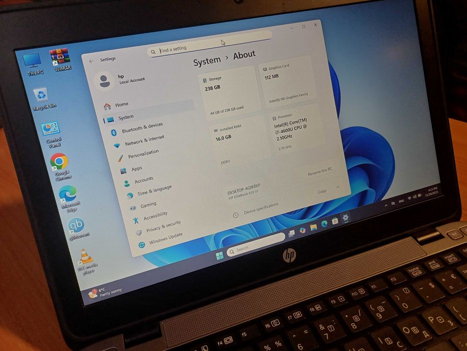 12.5`Hp Elitebook Core™ i7-4600U/16GB Ram/256GB SSD