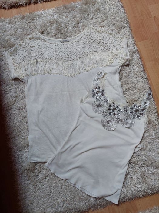 Inel aur 14k Top ZARA  tricou bluza XS S