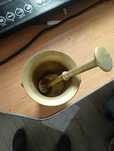 Mojar cu pistil din bronz