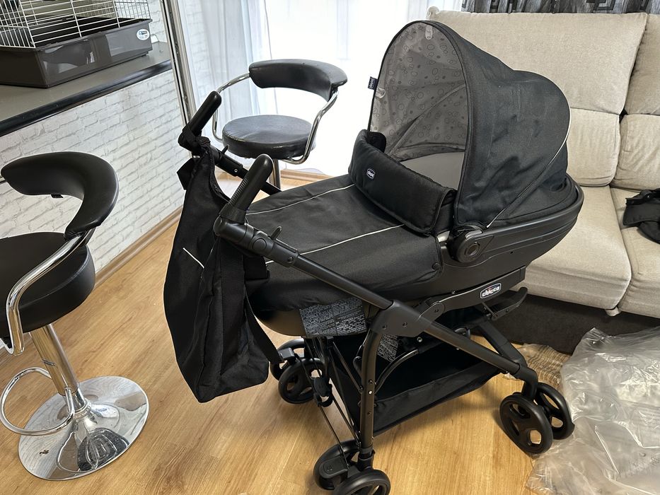Carucior Chicco 3 in 1 TripSprint, Black Night, 0 luni+