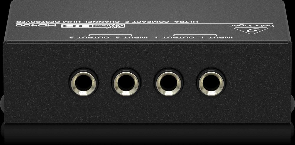 Behringer HD400 – компактно решение за премахване на шум/hum(2 канала)