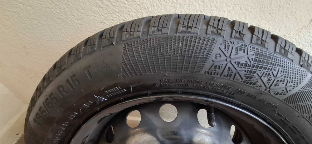 Set Jante + Anvelope de iarna Continental 185/65/R15