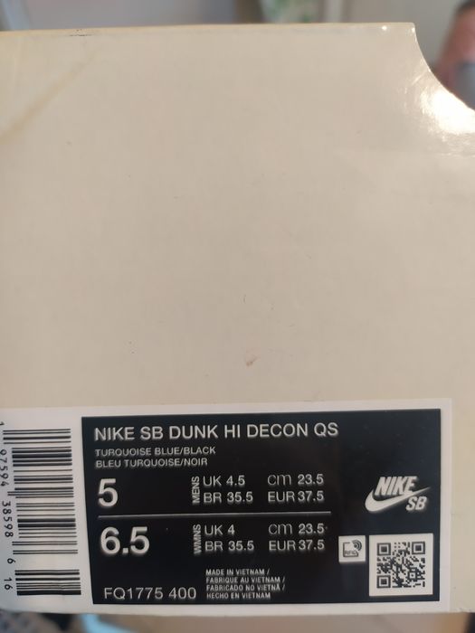 Нови! Nike SB Dunk High Di'orr Greenwood Navajo Arts - 37,5 номер